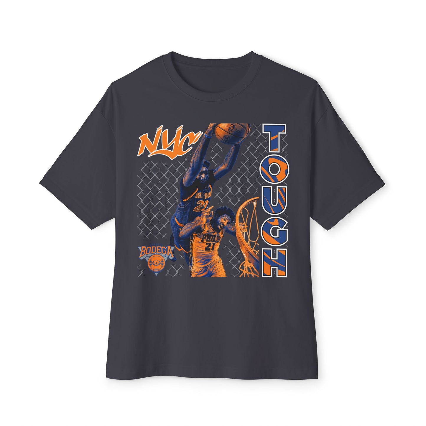 NYC TOUGH Basketball — Oversized Boxy Graphic Tee
