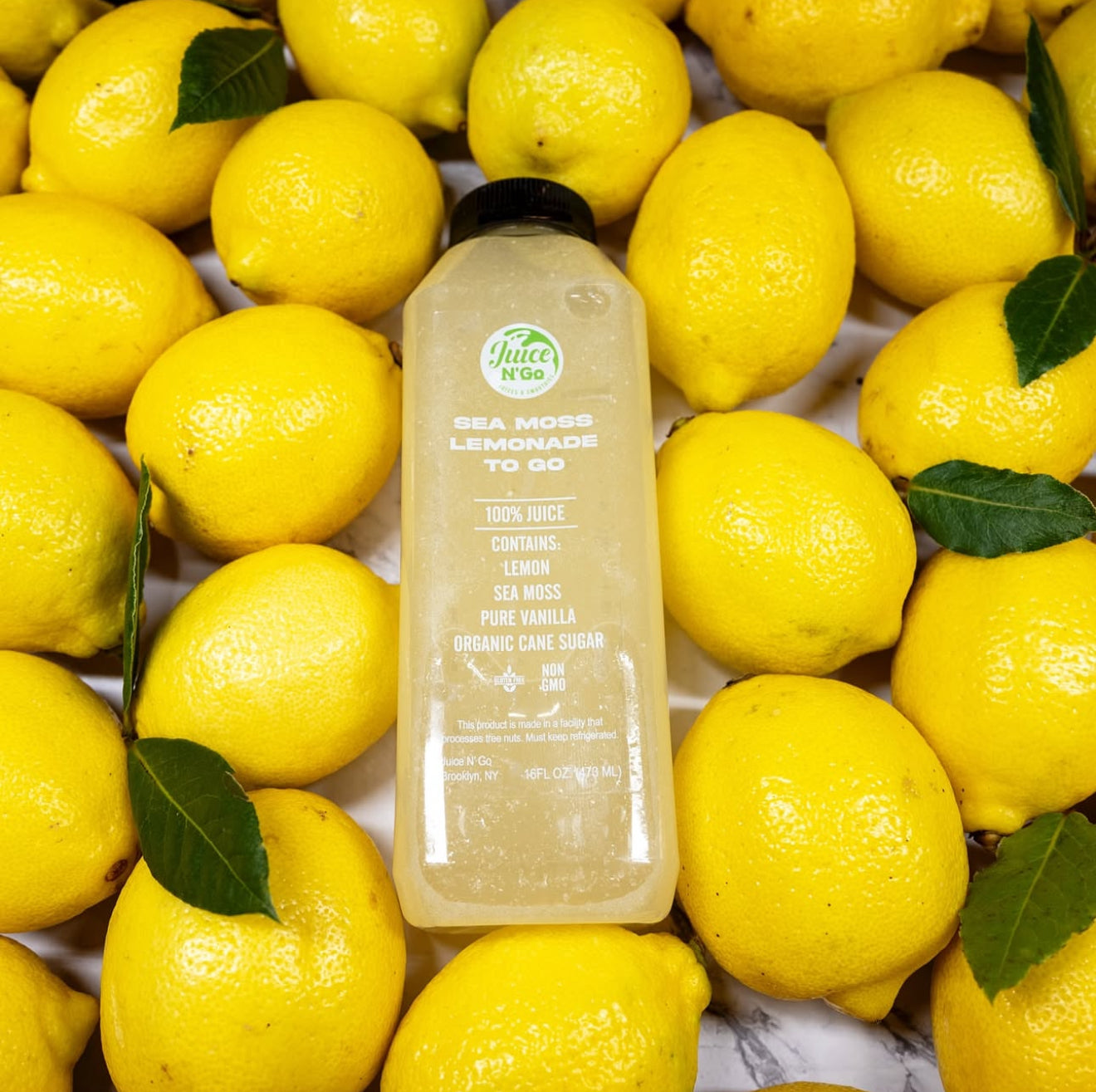 Juice N' Go Seamoss Lemonade To Go 12oz