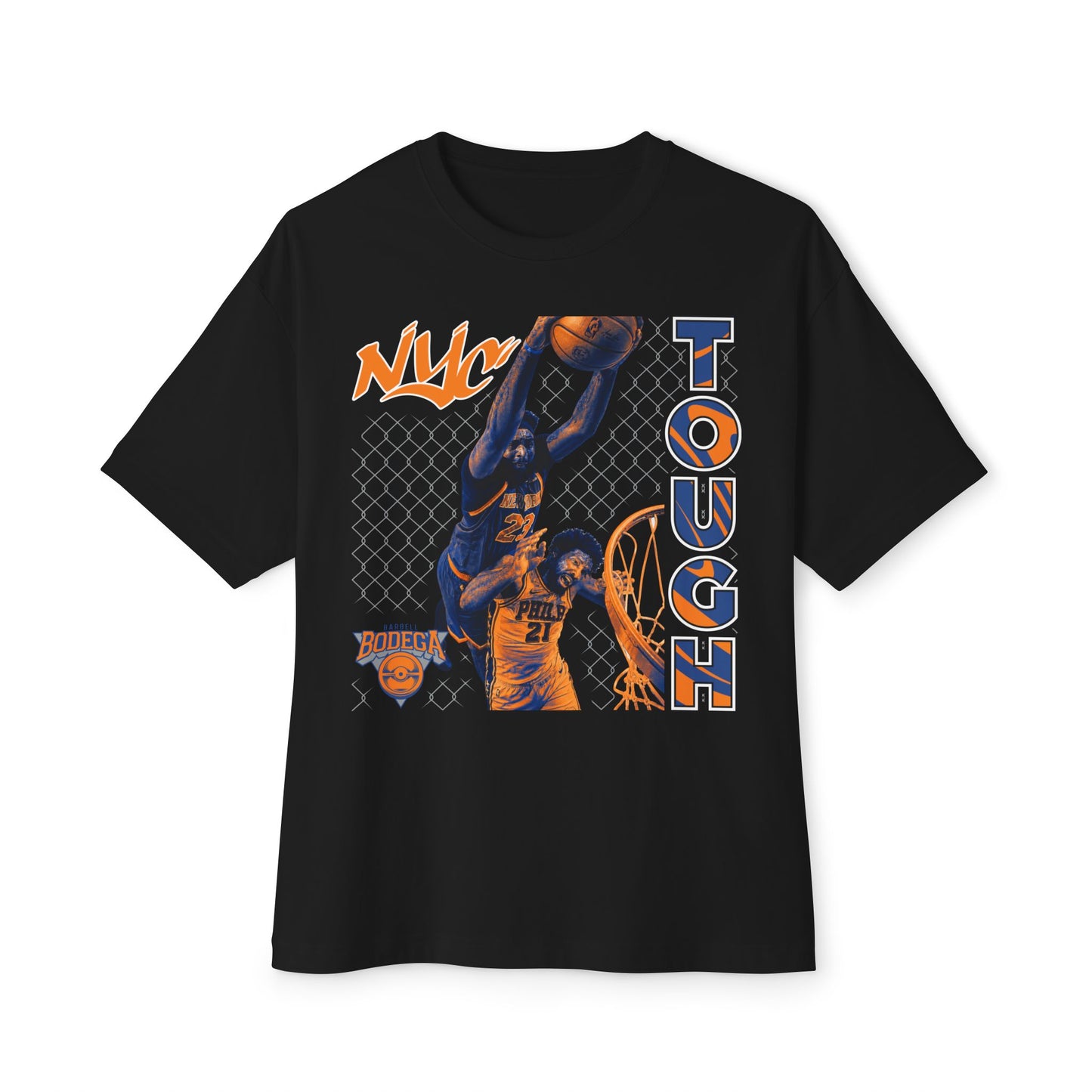 NYC TOUGH Basketball — Oversized Boxy Graphic Tee