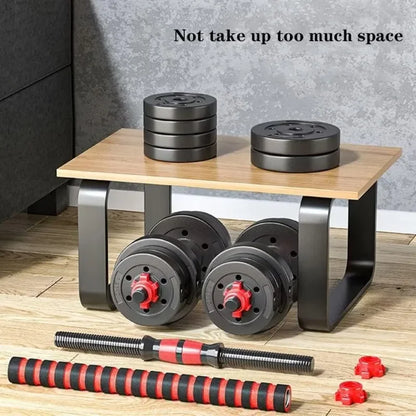 Adjustable Dumbbell and Barbell Crossover Set