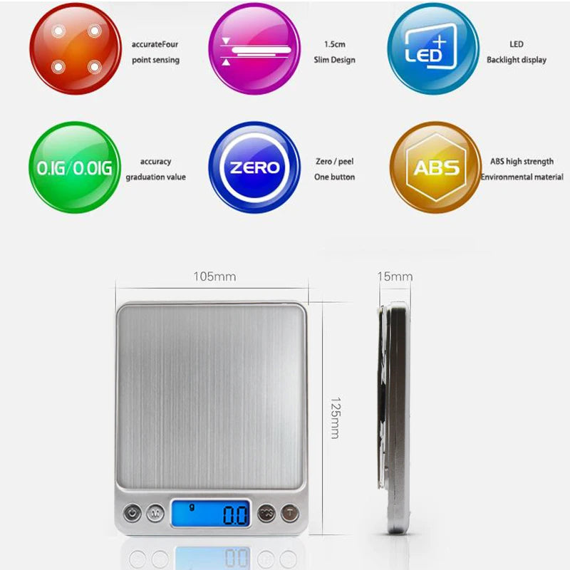 Portable Mini LCD Digital Scales