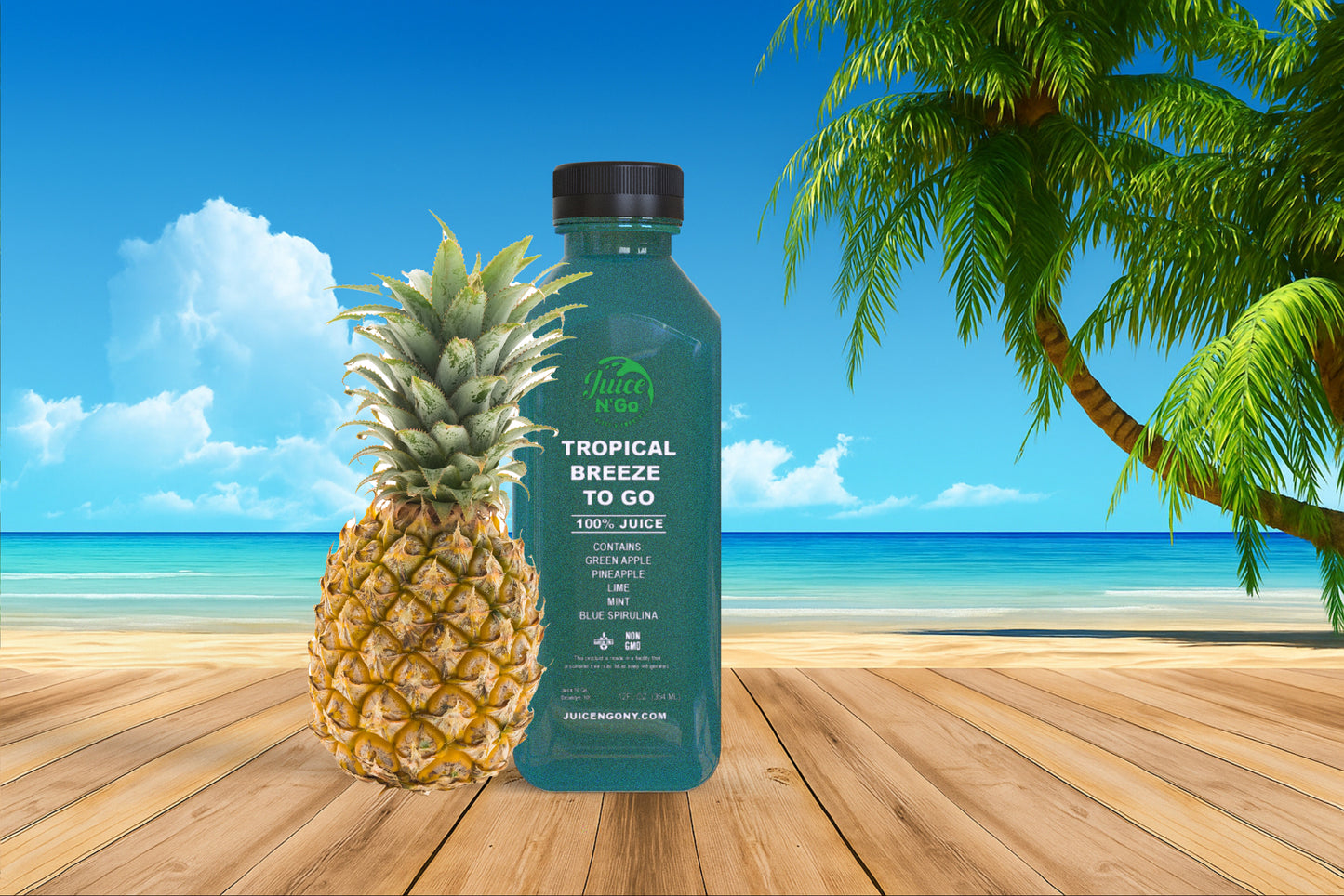 Juice N' Go Tropical Breeze To Go 12oz