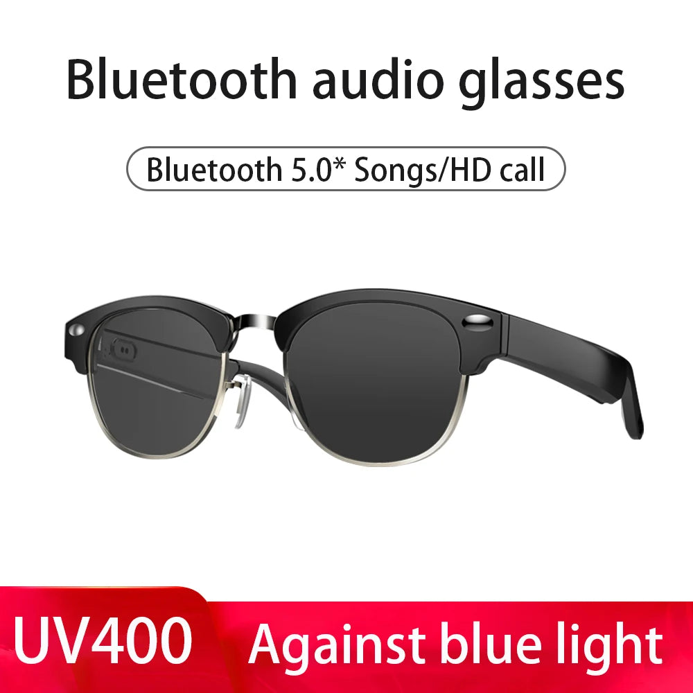 Wireless Audio Smart Glasses: Against Blue Light 